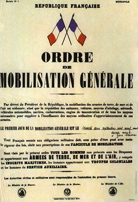 AF001 - Ordre de mobilisation générale