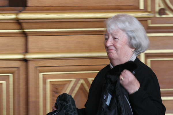 Cécile le 3 mars 2007 à la mairie de Paris