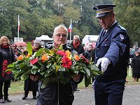 Jacqueline Beaudelot (Amicale Châteaubriant-Voves-Rouillé-Aincourt). Photo : 20161023 CeremonieChateaubriant 9237 © Photo Patrice MOREL 0624933210 image-in@patcatnats.fr