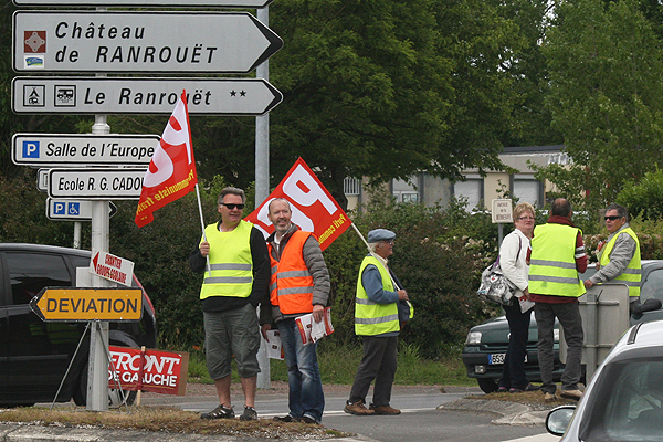 Rond-point d'Herbignac.